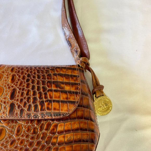 Brahmin Crocodile Cross Body Handbag - Picture 5 of 10